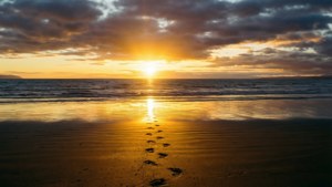 Oreti Beach Sunset