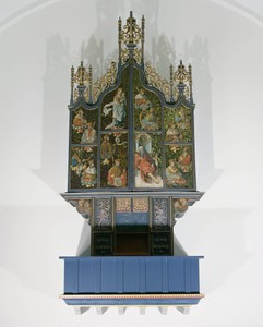 Organ from the Dutch Reformed Church at Scheemda with depiction of Jesse Tree