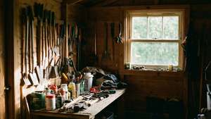 Organized Garden Shed