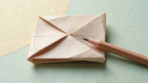 Origami and Pencil