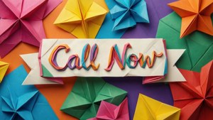 Origami Call Now Banner