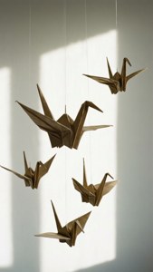 Origami Crane Mobile