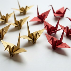 Origami Crane Scatter