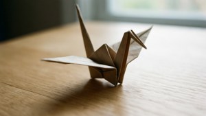 Origami Crane Stillness