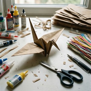 Origami Desk Overhead