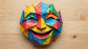 Origami Paper Smile