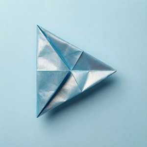 Origami Play Button