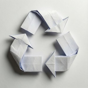 Origami Recycle Fold
