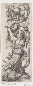 Ornament met meisje van achteren gezien