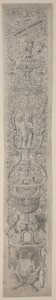 Ornament Panel: Satyr Holding a Violin