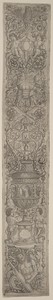 Ornament Panel: Triton and Two Infant Satyrs