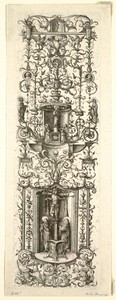 Ornament with the Man of Sorrows, Mary and John