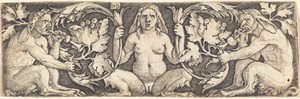 Ornament with Three Satyrs