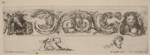 Ornamental Frieze with Eagle and Lion Engarlanded by Children