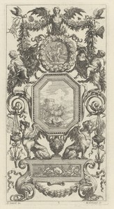 Ornamental Panel Surmounted by a Winged Harpy