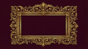 Ornate Gold Filigree Frame