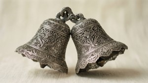 Ornate Silver Bells