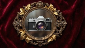 Ornate Vintage Camera Emoji