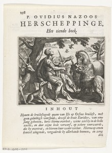 Orpheus betovert de dieren met zijn muziek