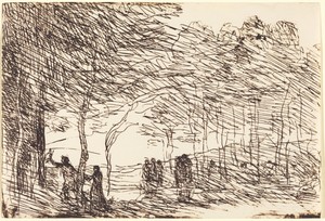 Orpheus Leading Eurydice (Orphee entrainant Eurydice)