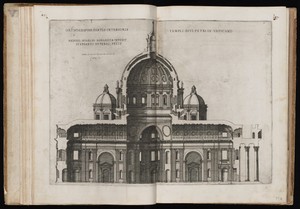 Orthographia Partis Interioris Templi Divi Petri [Interior View of Saint Peter's Basilica]