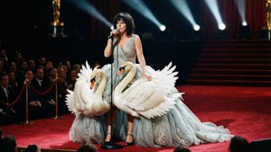 Oscar Swan Dress