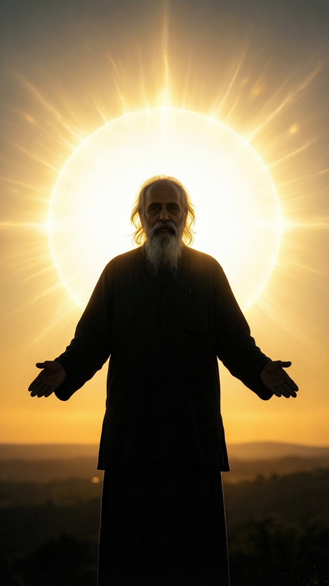 Osho Radiant Silhouette by Wallpapers.art Studio