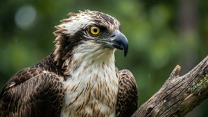Osprey Perched Closeup