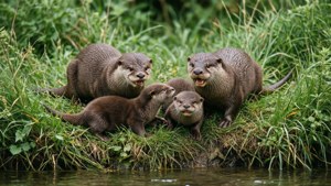 Otter Family