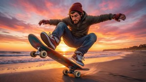 Otto's Sunset Kickflip