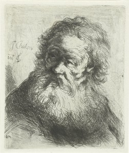Oude man met baard