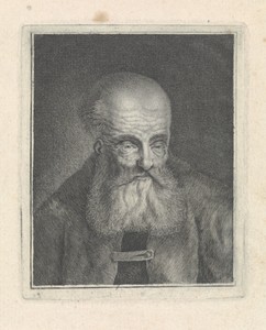 Oude man met baard
