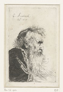 Oude man met baard
