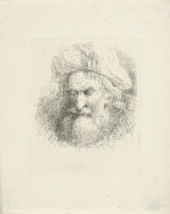Oude man met baard