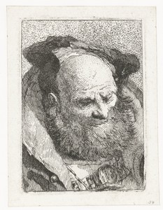 Oude man met baard