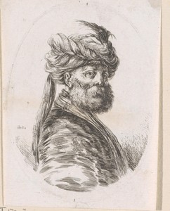 Oude Turkse man met tulband en een baard