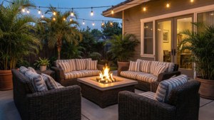 Outdoor Patio Evening
