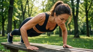 Outdoor Push-Up Workout