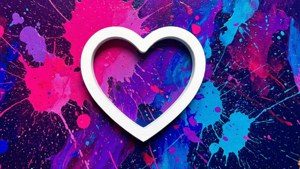 Outline Heart Abstract