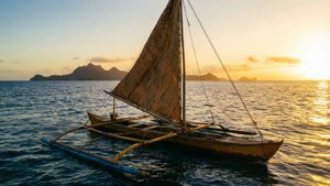 Outrigger Canoe Sunrise