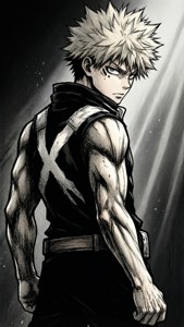 Over the Shoulder Bakugo