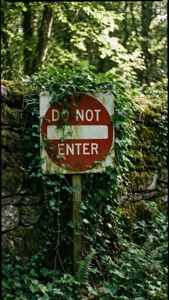 Overgrown Warning