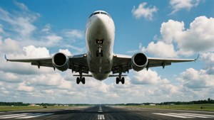 Overhead Plane Flyover