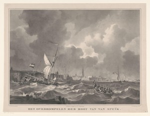 Overrompelen van de boot van Jan van Speyk