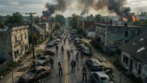 Overrun Town Aerial