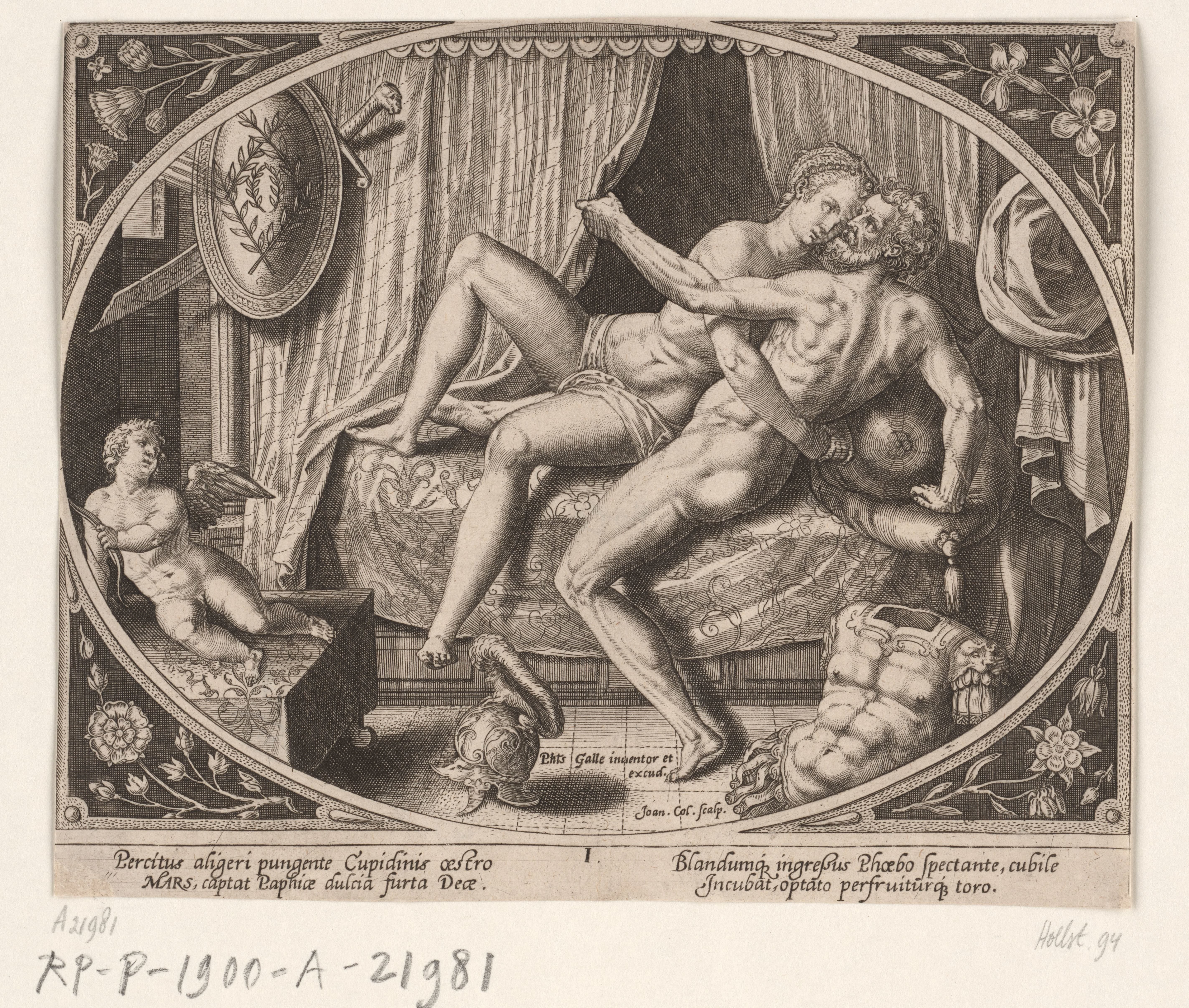 Overspel van Venus en Mars by Jan Collaert (II)
