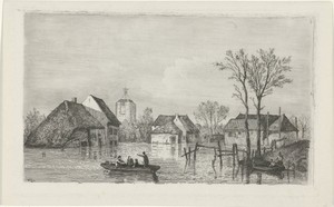 Overstroming bij Beesd, 1855