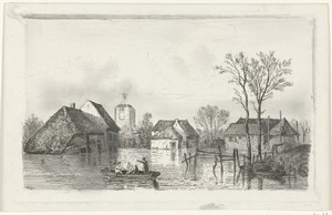 Overstroming bij Beesd, 1855