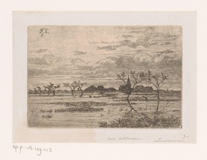 Overstroming in de polders