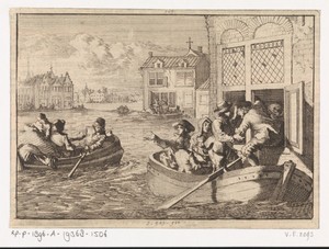 Overstroming te Parijs, 1658